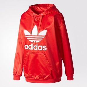 Trefoil Women's Satin Pullover Hoodie ce5434 b1422